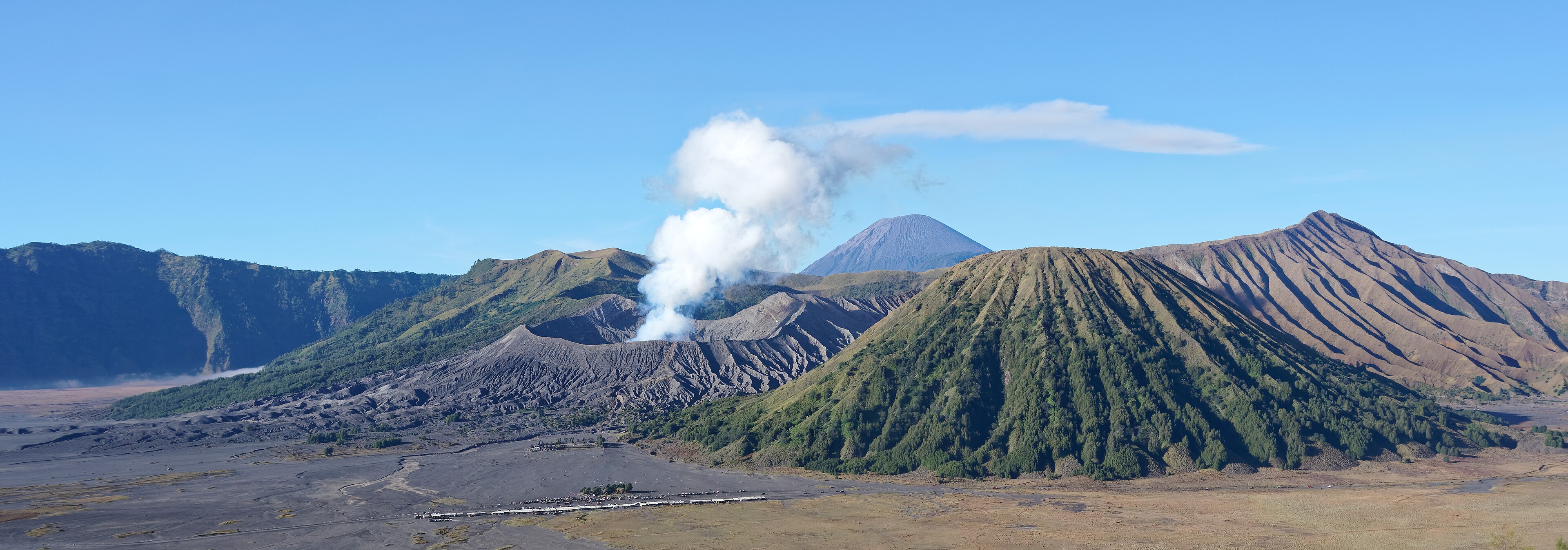 Mount Bromo caldera at dawn, East Java